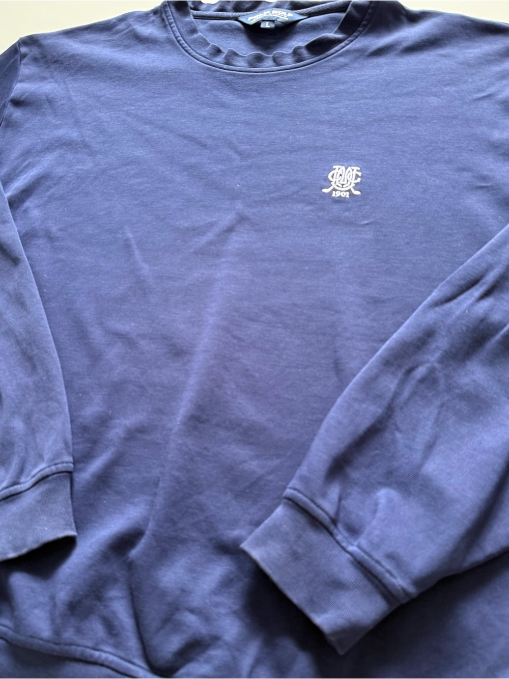 Vintage Ralph Lauren Polo Golf Navy Crewneck Sweatshirt - Embroidered Logo